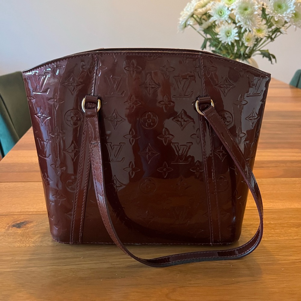 Louis Vuitton patent leather bag